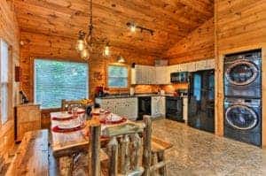 kitchen inside Gatlinburg cabin