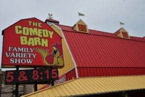 comedy barn in pigeon forge
