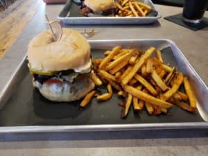 graze burger and french fries