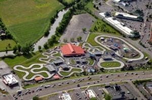 aerial view nascar speedpark