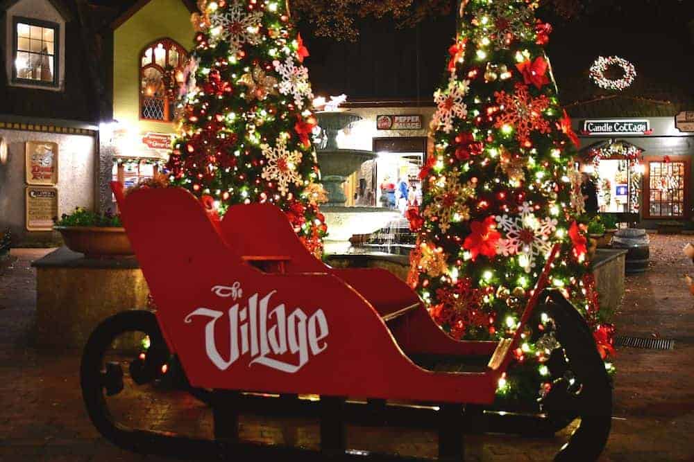 the village in gatlinburg at christmas