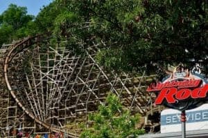 lightning rod roller coaster at dollywood