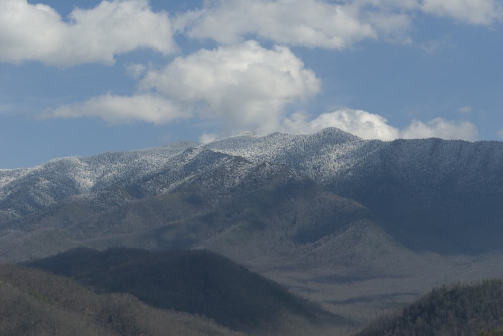 mount leconte from foothills parkway