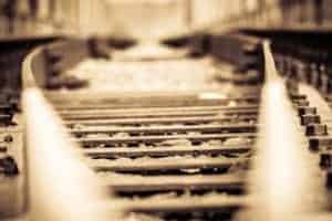 old railroad tracks