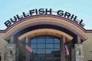 outside of bullfish grill in pigeon forge