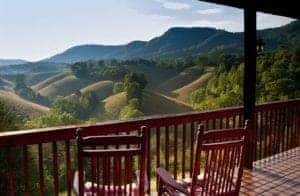 view from smoky mountain bed and breakfast
