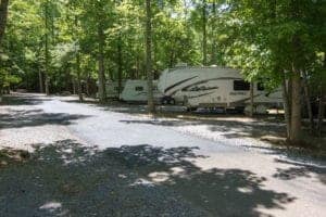 RV camping at Arrowcreek Gatlinburg campground