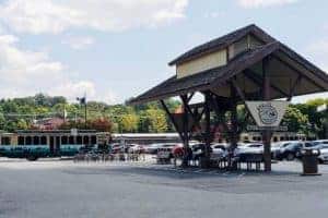 Trolley Station in Pigeon Forge