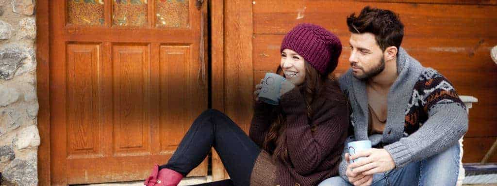 couple drinking coffee