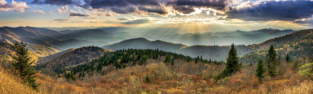 smoky mountains sunrise