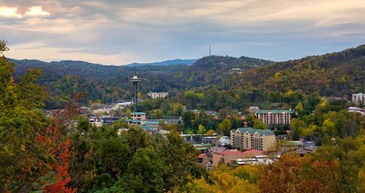 Gatlinburg aerial view