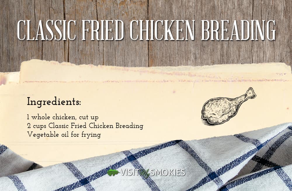 classic fried chicken breading receipe at the pottery house cafe