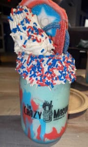 the superman crazy mason milkshake