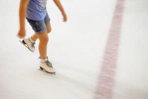 girl ice skating