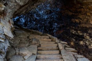 arch rock stairs