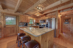 Upscale kitchen fully stocked w/granite counter top