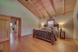 Upstairs king bedroom. Very spacious with seating area. 