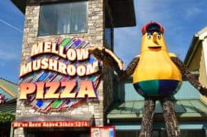 mellow mushroom pigeon forge the island