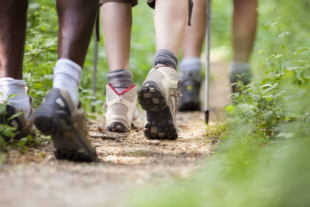 people hiking