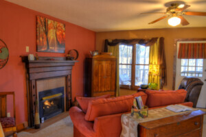 Trillium Cottage Fireplace