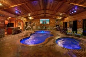 mountain view mansion indoor pool