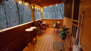 Back Porch Sitting Area