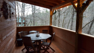 Back Porch Dining Area
