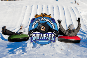 Rowdy Bear's Smoky Mountain Snowpark Snow Tubing Hill