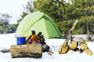 winter camping