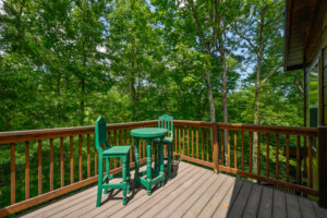 Gypsy Road Wears Valley Log Cabin - Upper Level Deck