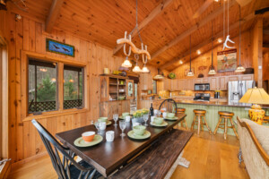 Large dining table for the whole family