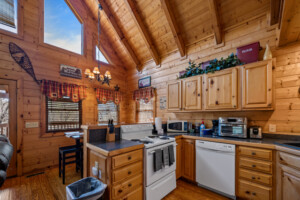 Fully stocked kitchen