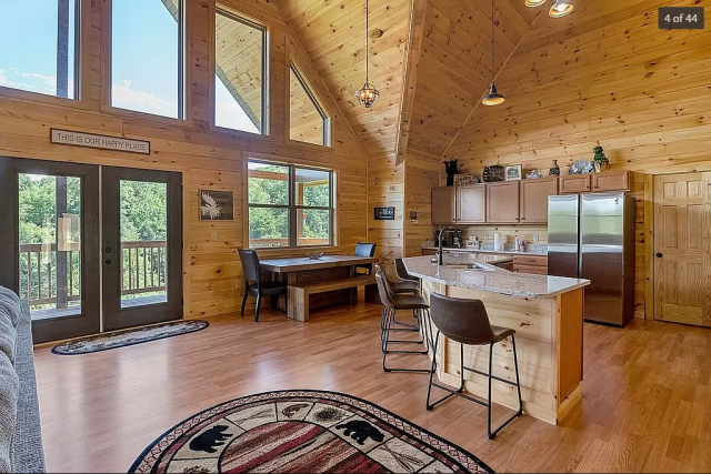 Well-stocked kitchen if you plan to stay in