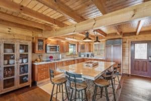 kitchen inside Gatlinburg cabin