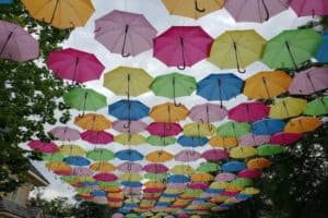 Dollywood Umbrella Sky 