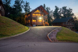 Front view of Moonlight Chalet