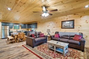 Open Concept Kitchen and Living Room