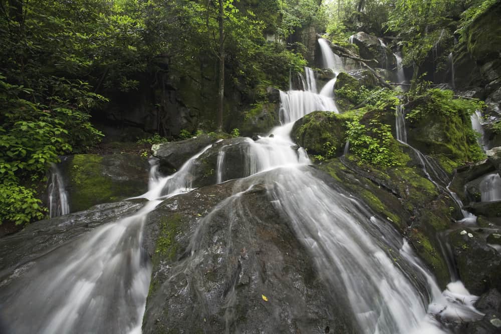 The Place of a thousand drips is one of the best waterfalls in the Smokies