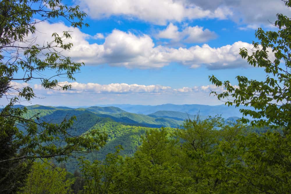 sunny summer day in the Smoky Mountains