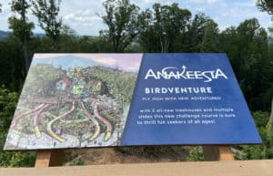 Birdventure sign at Anakeesta