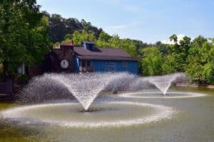 fountains at Dollywood 