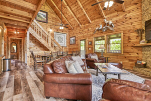 Main level with open concept family room