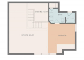 Open air loft floor plan