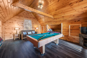 Pool Table in loft