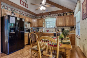 Fully stocked kitchen