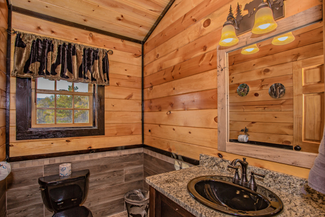 Master bath ensuite with large shower