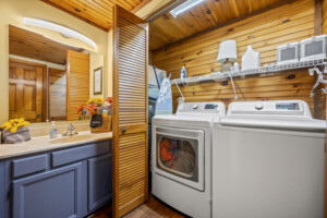 Half Bath with Washer/Dryer