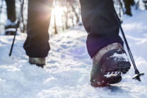 winter hiking in the Smoky Mountains