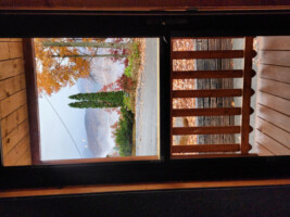 View from the front door. Look at those Smoky Mountains!