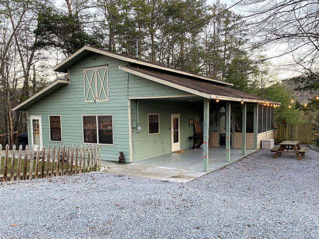  located in the screened in porch. 